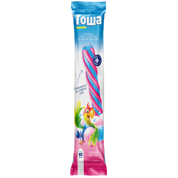 «GOSHA» bubblegum creamy screw popsicle